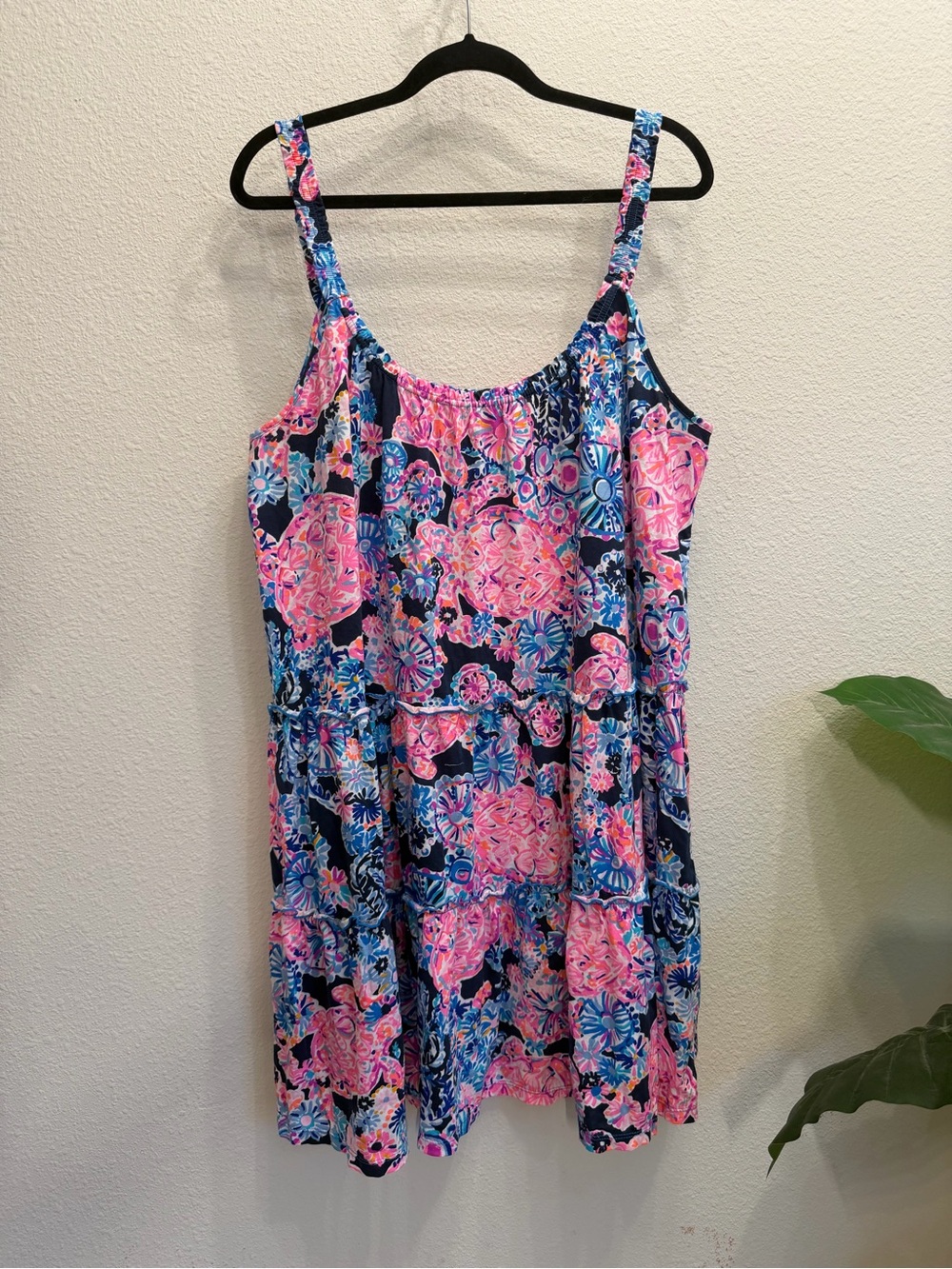 Lilly Pulitzer Loro Dress in Turtle Amazement XXL 🐢🌴